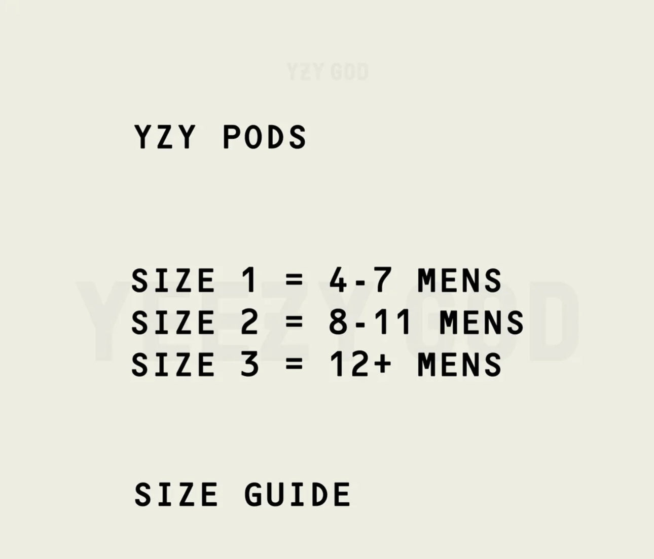 YZY POD BLACK - YuppieLyfe